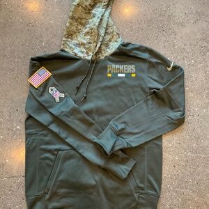 Nike Green Bay Packers Military Hoodie